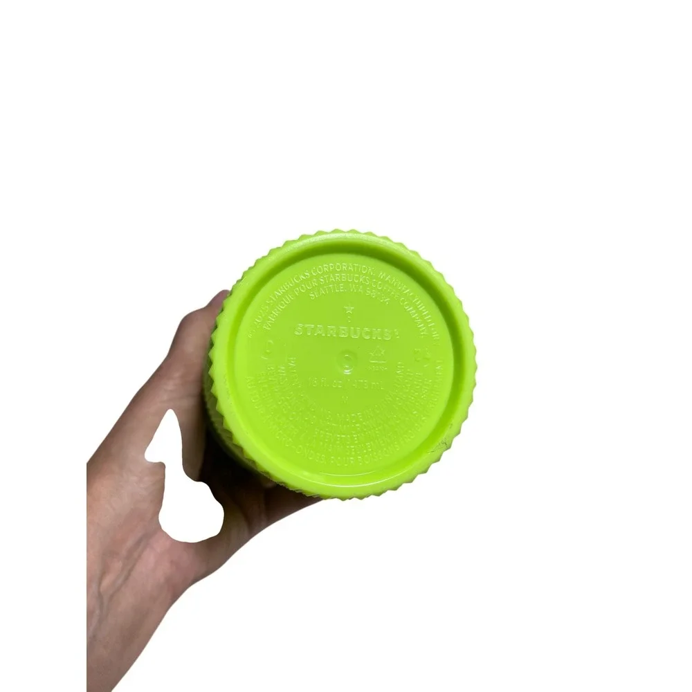 Starbucks‎ 30th Anniversary Lime Green Stuffed Cold Cup NEW